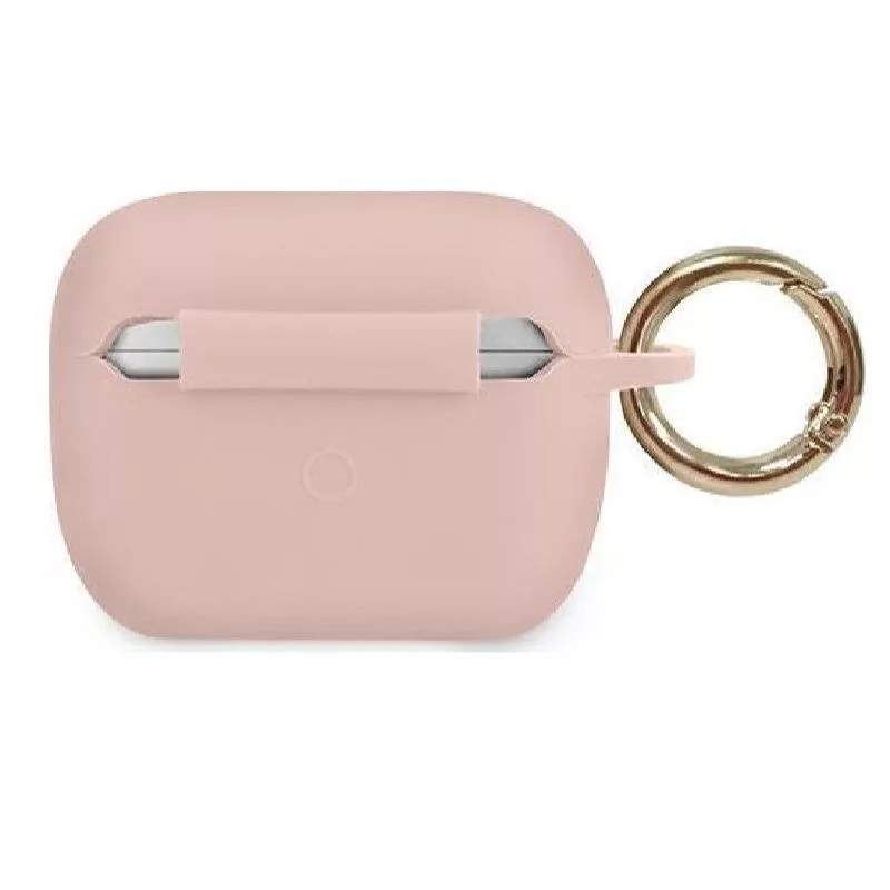 Guess AirPods Pro Triangle silikónové puzdro ružová