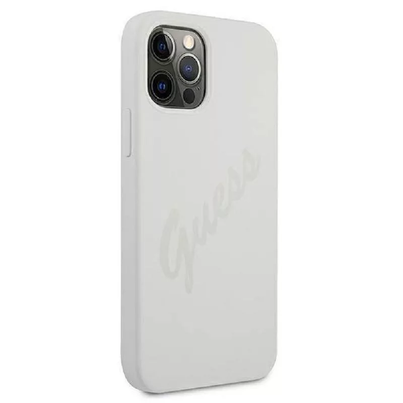 Guess Apple iPhone 12/12 Pro 6.1 Vintage kryt krémová