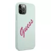 Guess Apple iPhone 12 Pro Max 6,7 palca Fuschia kryt modrá