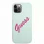Guess Apple iPhone 12 Pro Max 6,7 palca Fuschia kryt modrá