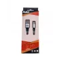 BULLET Lightning na USB-A kábel 1m, 2,4A biely