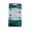 BULLET slúchadlá 3,5mm, 120 cm, biela