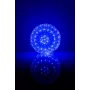 iLike Bumba ar puķēm 465 200LED D-20cm modrá dekoratívna LED guľa so svetlom s kvetmi