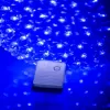 iLike dekoratívna LED guľa so svetlom s kvetmi 300 LED modrá 25 cm