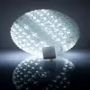 iLike Bumba ar puķēm 466 300LED D-25cm biela dekoratívna LED guľa so svetlom