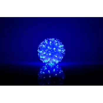 iLike Bumba ar puķēm RS-208 50LED D-11cm modrá