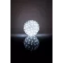 RS-208 LED kvetinová guľa 50 LED biela 11 cm