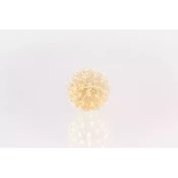 ILIKE Bumba ar puķēm RS-208 50LED D-11cm teplá biela dekoratívna LED guľa so svetlom