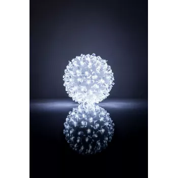 iLike vianočné svetlá guľa RS-214 80LED D-13cm biela