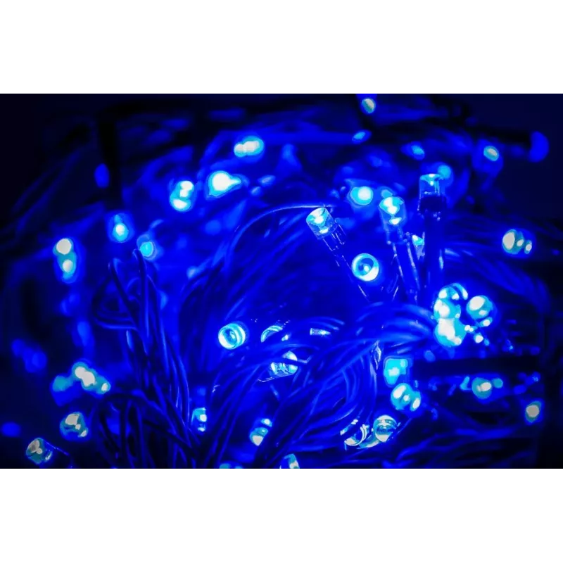 iLike svetelná reťaz 300LED RS-113 20 m modrá