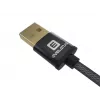 Evelatus dátový kábel Micro USB EDC02 Dual Side Gold Plated Connectors čierny