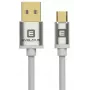 Evelatus univerzálny dátový kábel Micro USB EDC02 Dual Side Gold Plated Connectors biely
