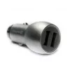 Evelatus univerzálna nabíjačka do auta ECC01 2USB porty 3.1A s nerezovým núdzovým nástrojom strieborná