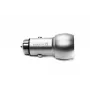 Evelatus univerzálna nabíjačka do auta ECC01 2USB porty 3.1A s nerezovým núdzovým nástrojom strieborná