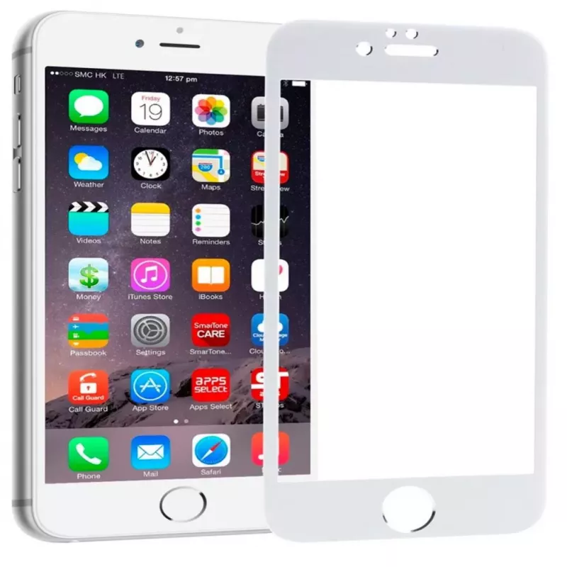 EVELATUS Apple iPhone 6/6s 2.5D Full Cover Japan Glue Glass Anti-Static biela