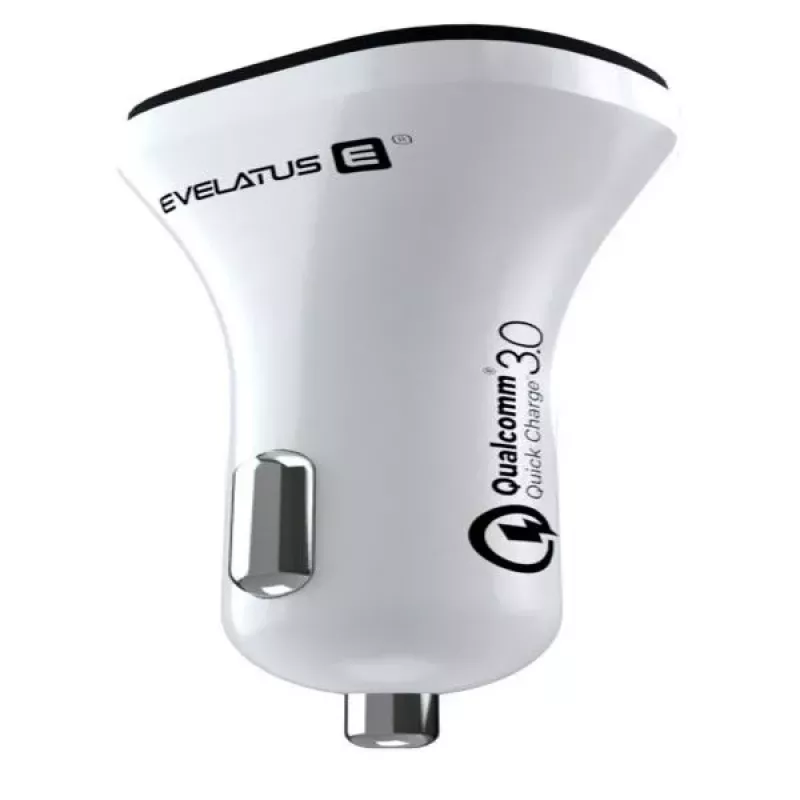Evelatus rýchla nabíjačka do auta QCC02 biela