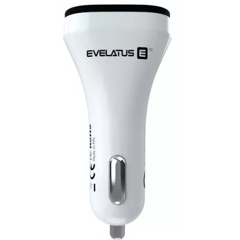 Evelatus rýchla nabíjačka do auta QCC02 biela