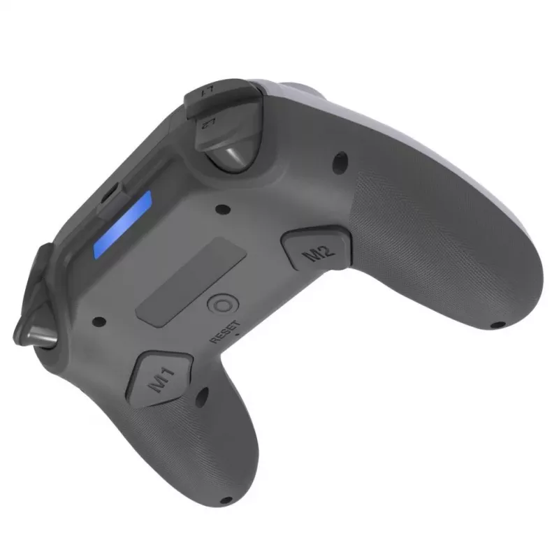 GameBox P5 analógový bezdrôtový herný ovládač pre PS5 - PlayStation 5 Dual Vibration mikrofón touch biely