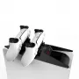 Saitake Dual Charging Station dock pre Sony PlayStation 5 PS5 ovládač, tvar konzoly, čierno-biela