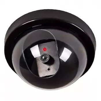 iWear SC1 atrapa bezpečnostná kamera vonkajšia fake CCTV s blikajúcim červeným svetlom 2x AA batéria