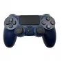 GameBox P4 bezdrôtový vibračný Bluetooth ovládač pre PlayStation 4 / PC / TV / TV Box modrý