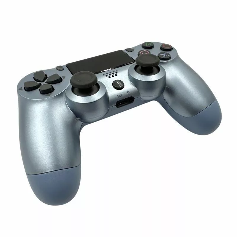 GameBox P4 bezdrôtový vibračný Bluetooth ovládač pre PlayStation 4 / PC / TV / TV Box Blue Pearl