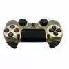 GameBox P4 bezdrôtový vibračný Bluetooth ovládač pre PlayStation 4 / PC / TV / TV Box zlatý