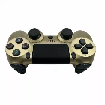 GameBox P4 bezdrôtový vibračný Bluetooth ovládač pre PlayStation 4 / PC / TV / TV Box zlatá
