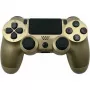 GameBox P4 bezdrôtový vibračný Bluetooth ovládač pre PlayStation 4 / PC / TV / TV Box zlatý