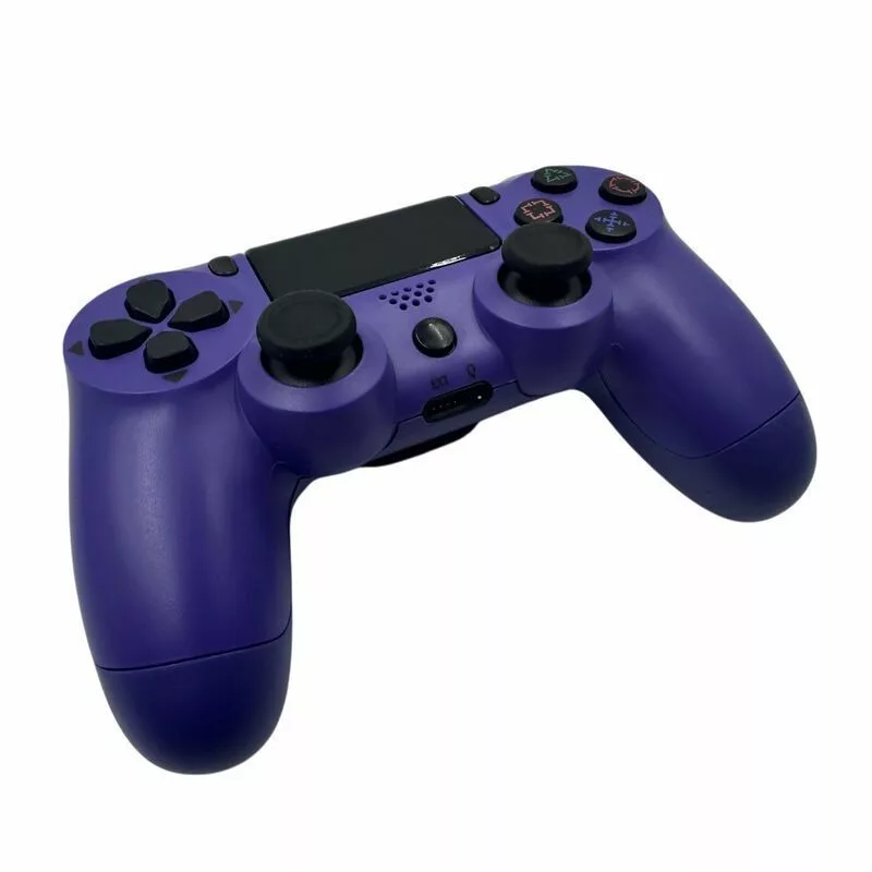 GameBox P4 bezdrôtový vibračný Bluetooth ovládač pre PlayStation 4 / PC / TV / TV Box fialový
