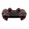 GameBox P4 bezdrôtový vibračný Bluetooth ovládač pre PlayStation 4 / PC / TV / TV Box transparentná