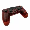 GameBox P4 bezdrôtový vibračný Bluetooth ovládač pre PlayStation 4 / PC / TV / TV Box transparentná