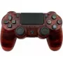 GameBox P4 bezdrôtový vibračný Bluetooth ovládač pre PlayStation 4 / PC / TV / TV Box transparentná