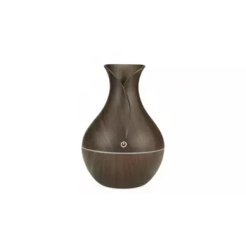 IVY D2 3-in-1 aroma difuzér - zvlhčovač vzduchu - 1,5W nočné svetlo USB lampa 11cm / 300ml Dark Wood
