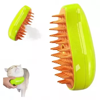 iLike Pet elektrický kúpeľový hrebeň 3v1 - depilácia + čistenie + masáž s one-click sprejom (6,6x12 cm)