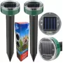 iLike Gardenera solárny ultrazvukový odpudzovač krtkov a hlodavcov 22,5x6,3 cm set s 2 ks pre záhradu a trávnik