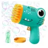 Kiddyz Bubble Gun 40 otvorov bublinková pištoľ s držiakom na fľašu pre detské párty v interiéri a hry vonku