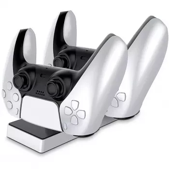 CP PS5 DualSense Dual Slot Charger Dock Stand pre PlayStation 5 Controller s USB-C čierna