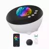 Elight J1 Aurora projektor s atmosférickými zvukmi a Bluetooth reproduktorom, Smart Wi-Fi Bluetooth App ovládanie, biely