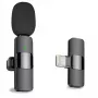 CP K9 Mini Lightning Smartphone Wireless Clip Clear Sound Microphone Noise Cancellation (5,7x1,5cm) čierny