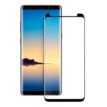 Evelatus Samsung Galaxy Note 8 N950 3D Case Friendly Tvrdene sklo ochranné sklo displeja (Edge Glue) - Ultra Clear
