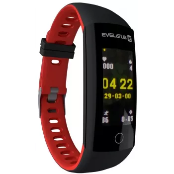 Evelatus Fitness Tracker EFT02 čierna červená