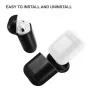 Evelatus Apple AirPods kožené ochranné puzdro čierne