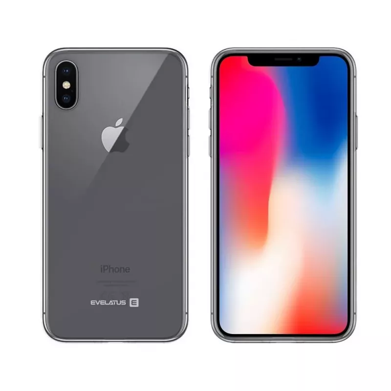Evelatus Apple iPhone X priehľadné silikónové puzdro 1,5 mm TPU priehľadné