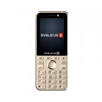 Evelatus Tron GLD tlačidlový telefón Dual SIM, zlatý