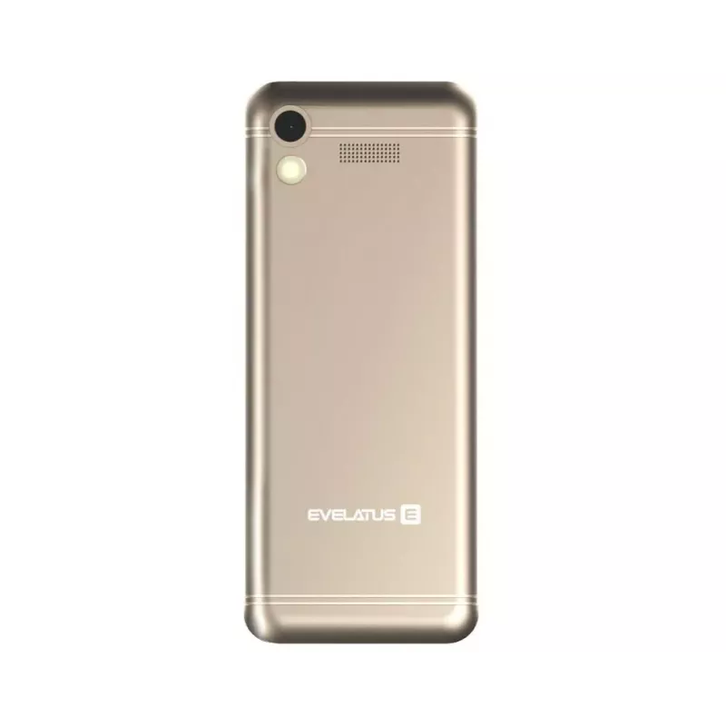 Evelatus Tron GLD tlačidlový telefón Dual SIM, zlatý