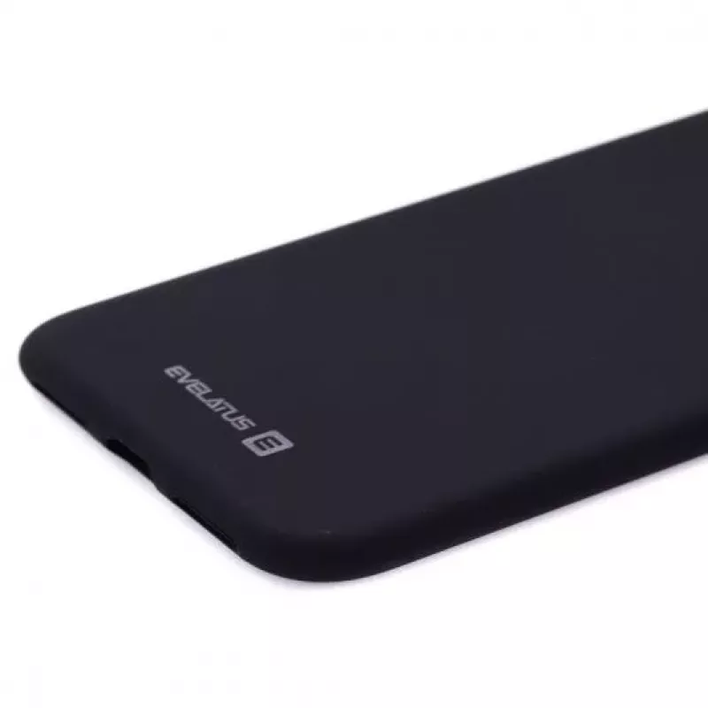 Evelatus Apple iPhone Xs MAX Nano silikónové puzdro Soft Touch TPU čierne