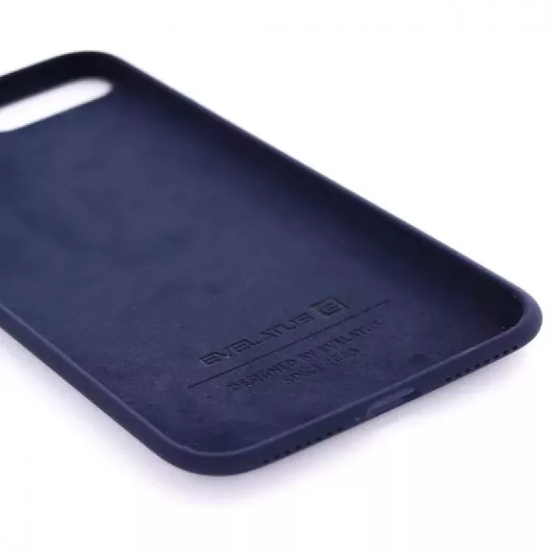 Evelatus Apple iPhone 7 Plus/8 Plus Premium Soft Touch silikónové puzdro Midnight Blue