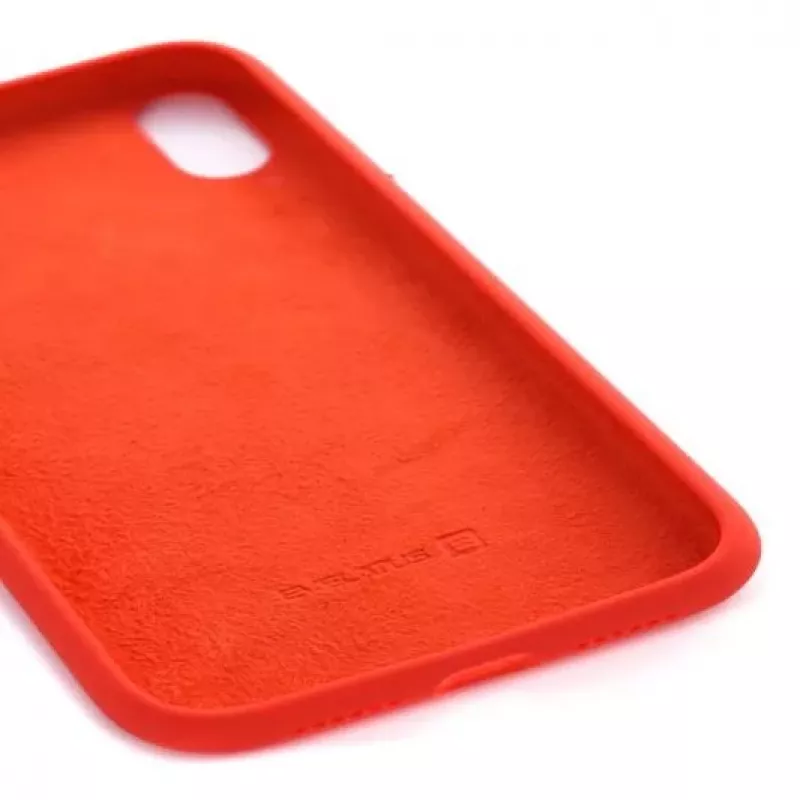 EVELATUS Apple iPhone X Premium Soft Touch silikónové puzdro červené