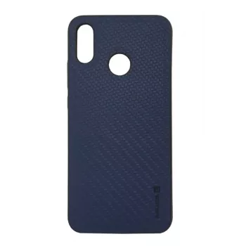 Evelatus Samsung Galaxy A6+ 2018 TPU puzdro s kovovou platňou pre magnetický držiak telefónu - modrá